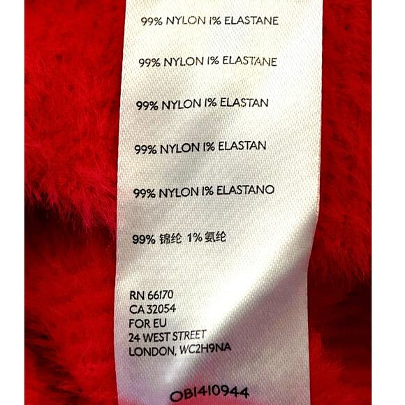 Free People Moonbeam Cropped Sweater Womens Size L Raspberry Soft Stretchy Fuzzy - Picture 15 of 16